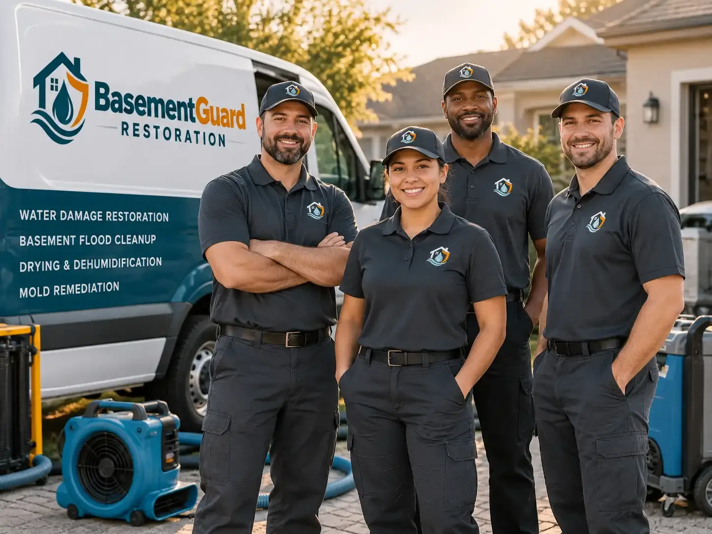 Basement Water Damage Restoration company in Dry Prong, LA